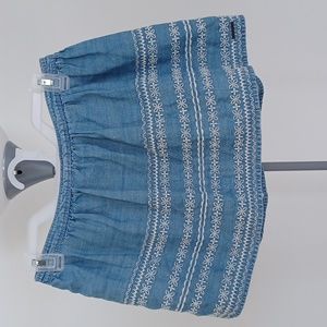 Abercrombie & Fitch Embroidered Skirt